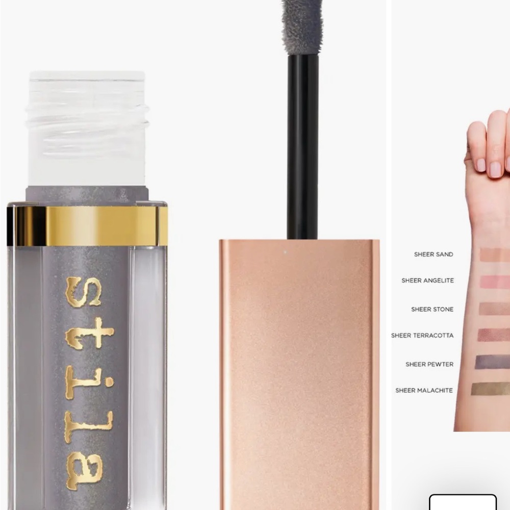 Stila Suede Liquid eye shadow sheer pewter